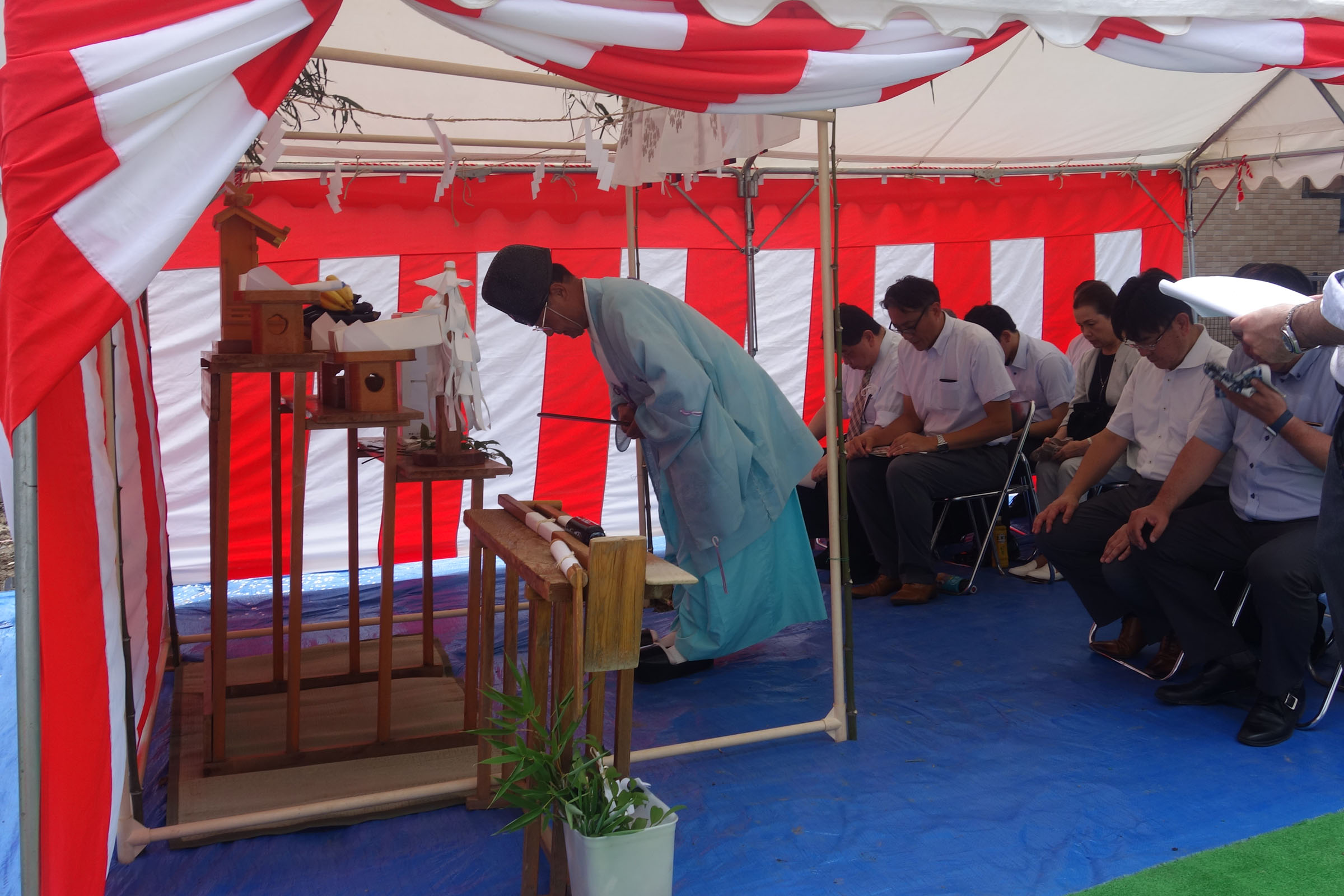 ８号館地鎮祭